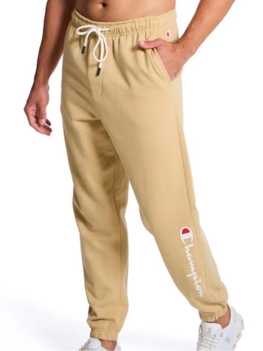 Champion Men’s Kaki Drawstring Joggers